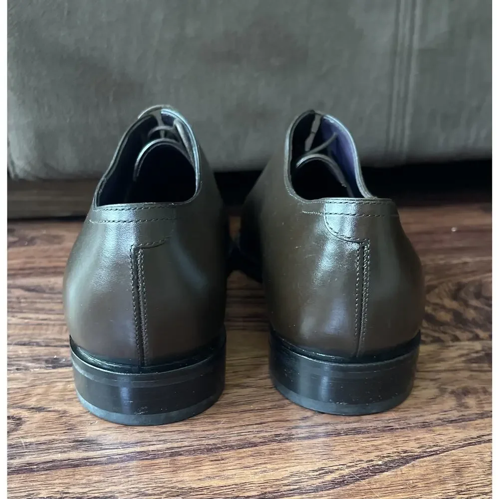 $3,100 NWOB Berluti Wholecut Oxfords Alessandro Brown Leather Size 7.5(41.5)